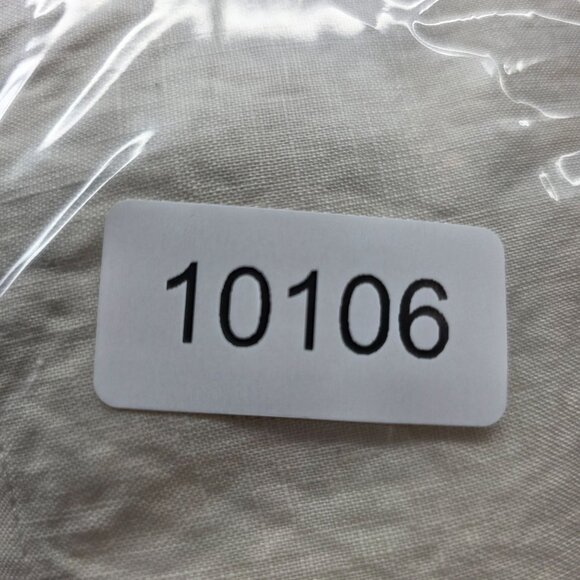 Womens Express Ivory Linen Sleeveless Shirt Dress Button-Down Tie Waist Size 1/2 - Picture 6 of 6